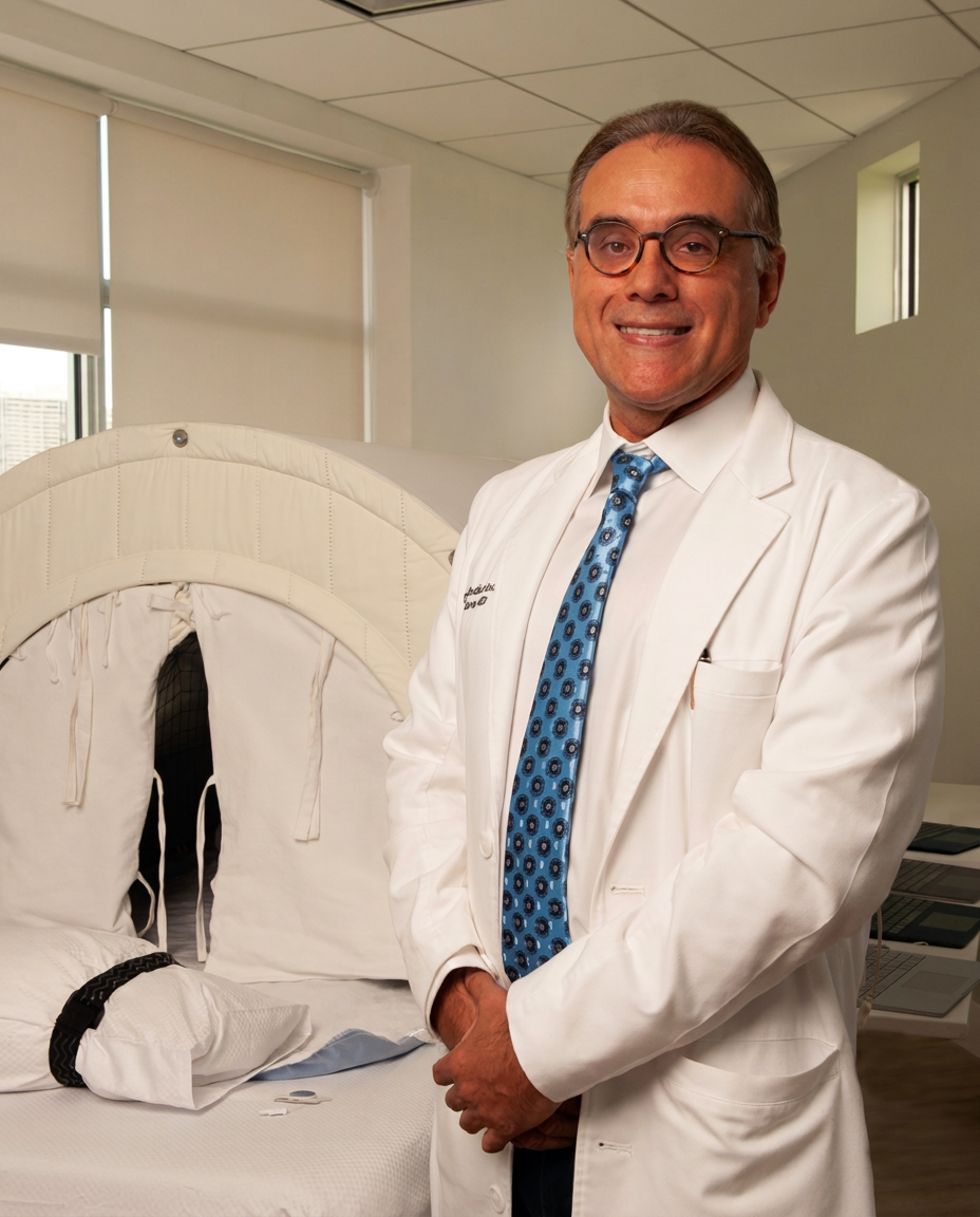 Portrait of Dr. Marc Abreu, founder of btt